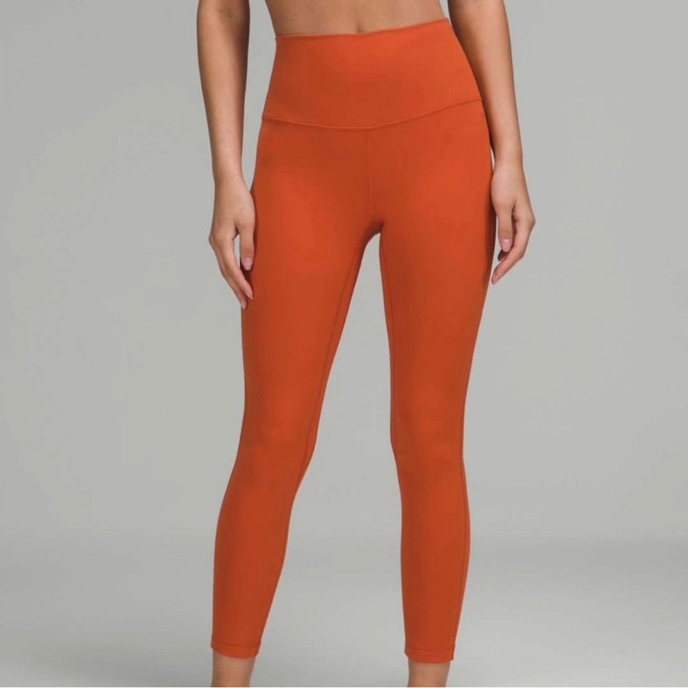 lululemon athletica Orange Leggings